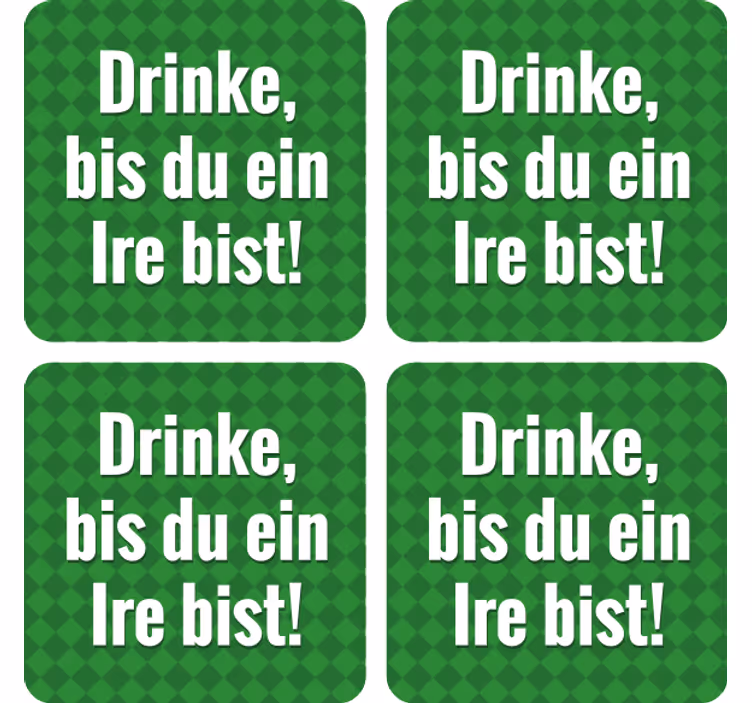 Dessous de verre bière citations écossaises - TenStickers