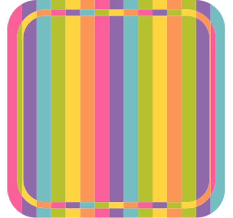 Dessous de verre bière motif coloré vibrant - TenStickers