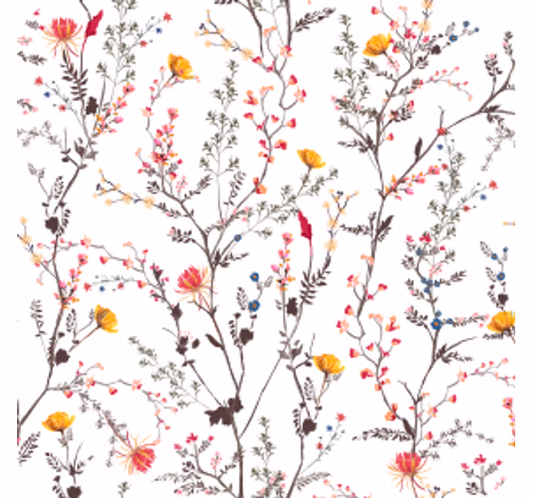 Dessous de verre motif branches florales - TenStickers
