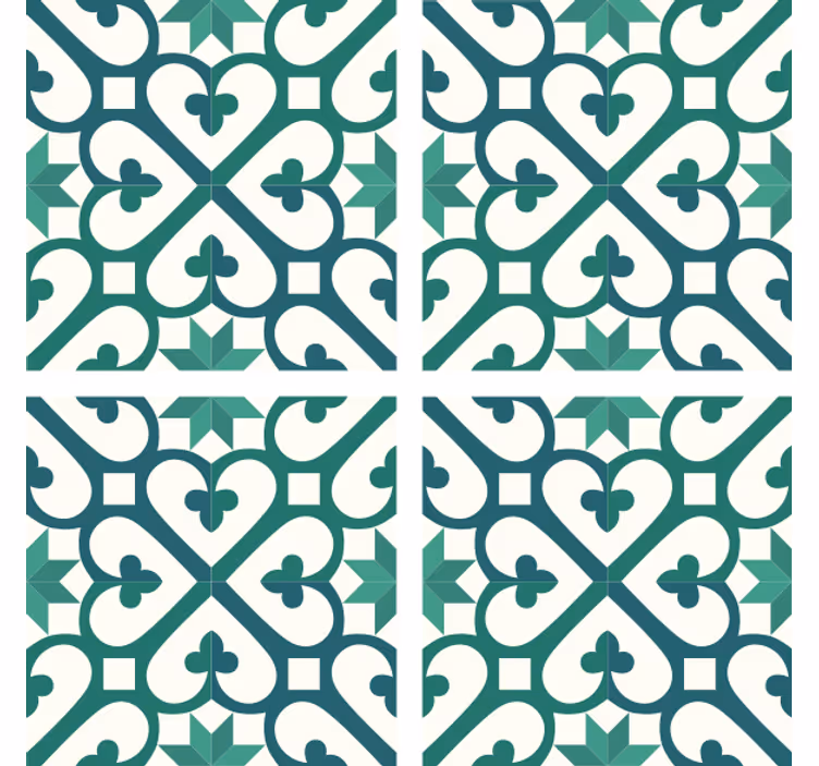 Dessous de verre motif géométrique complexe - TenStickers