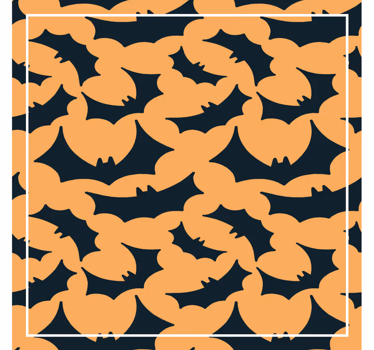 Dessous de verre halloween motif chauves-souris - TenStickers
