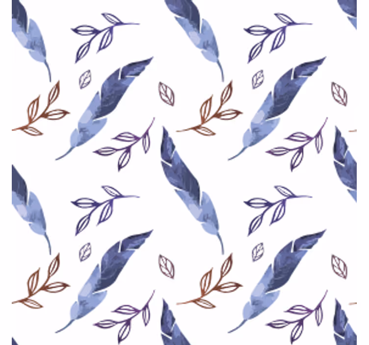 Dessous de verre motifs aquarelle feuillage - TenStickers