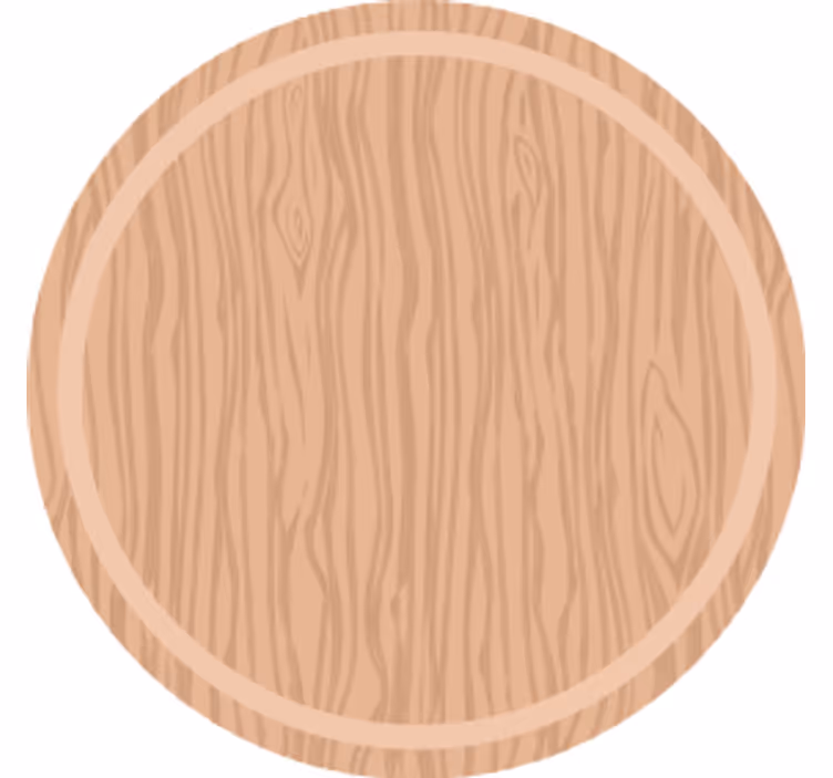 Dessous de verre surface en bois naturel - TenStickers
