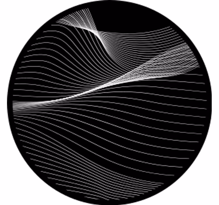 Dessous de verre geek lignes de mouvement fluides - TenStickers
