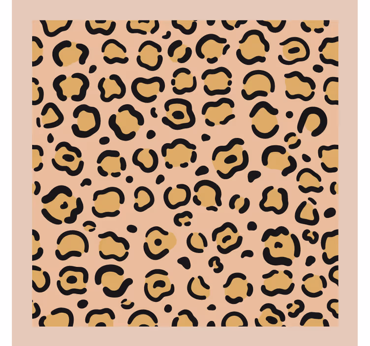 Dessous de verre motif imprimé léopard - TenStickers