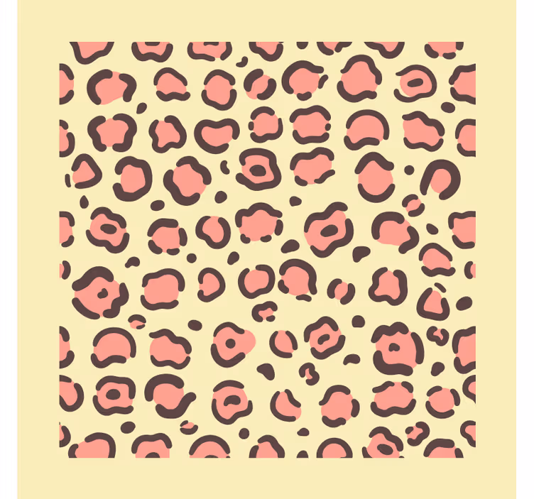 Dessous de verre moderne motif tache de léopard - TenStickers