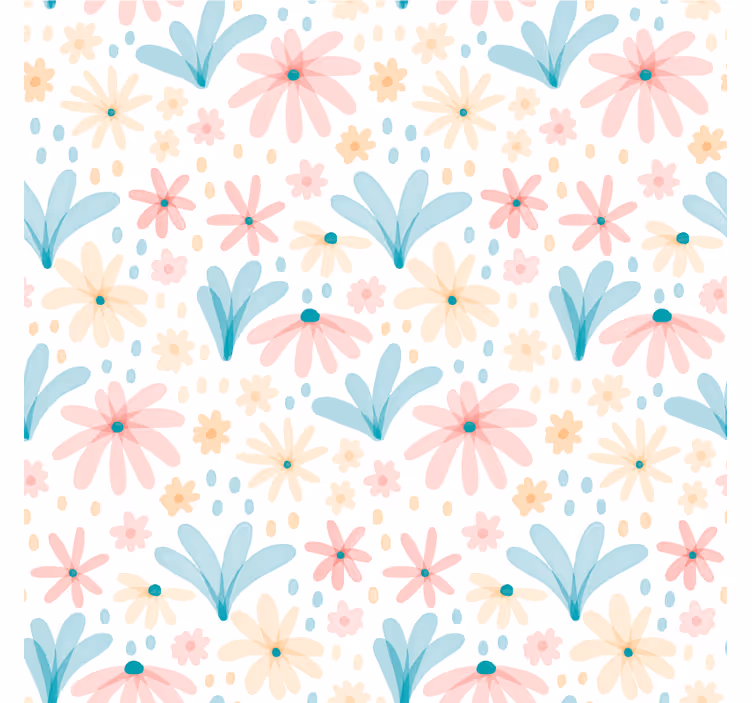Dessous de verre motif floral élégant - TenStickers