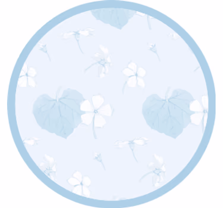 Dessous de verre imprimé floral - TenStickers