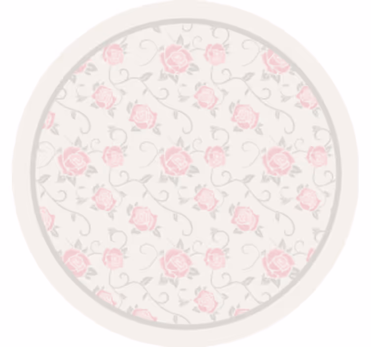 Dessous de verre vintage motif floral vintage - TenStickers