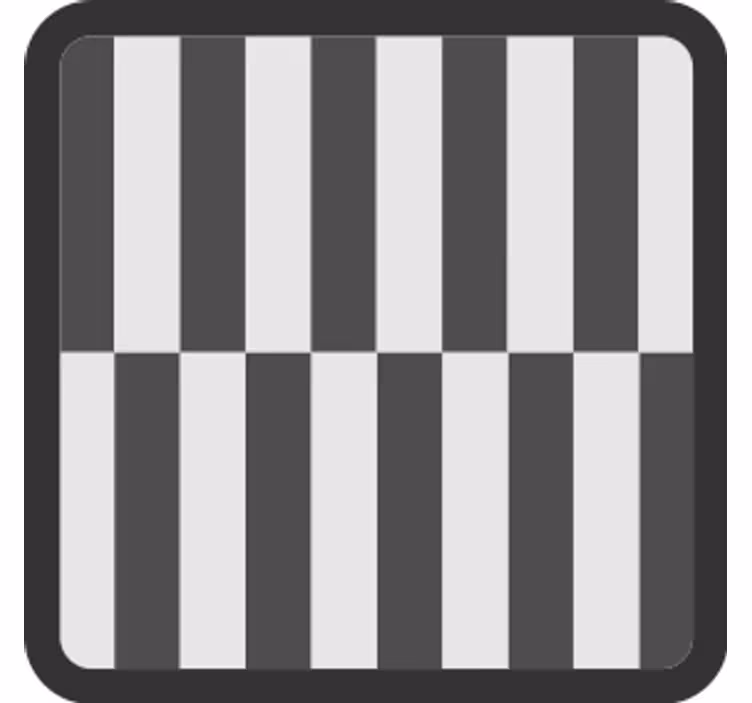 Dessous de verre motif de surface rayé - TenStickers