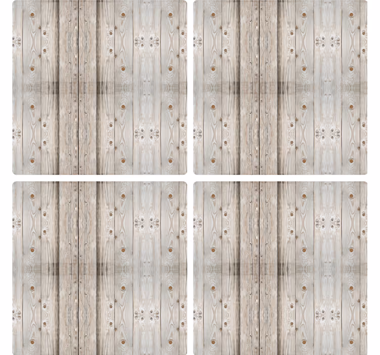Dessous de verre texture bois naturel - TenStickers