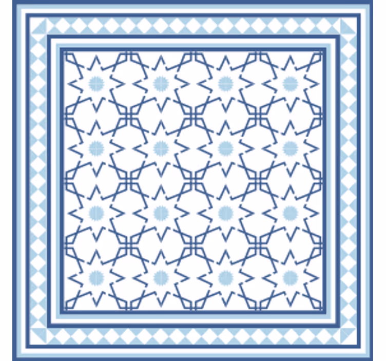 Dessous de verre motif formes géométriques - TenStickers