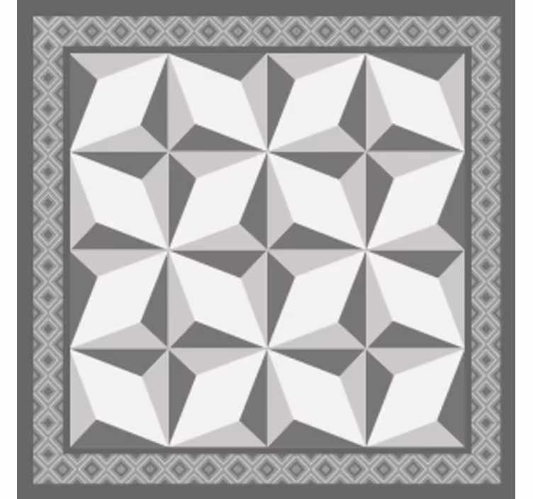 Dessous de verre motifs géométriques superposés - TenStickers
