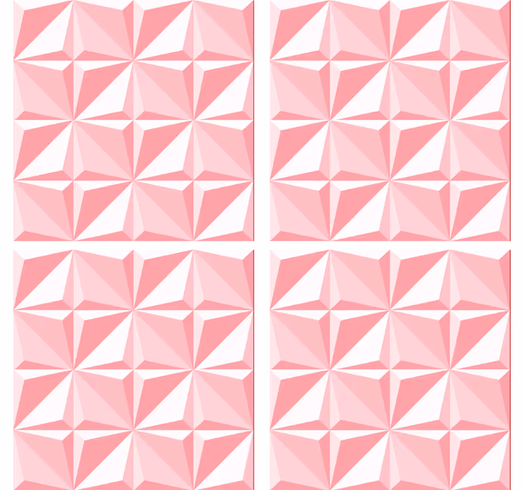 Dessous de verre motif géométrique texturé - TenStickers