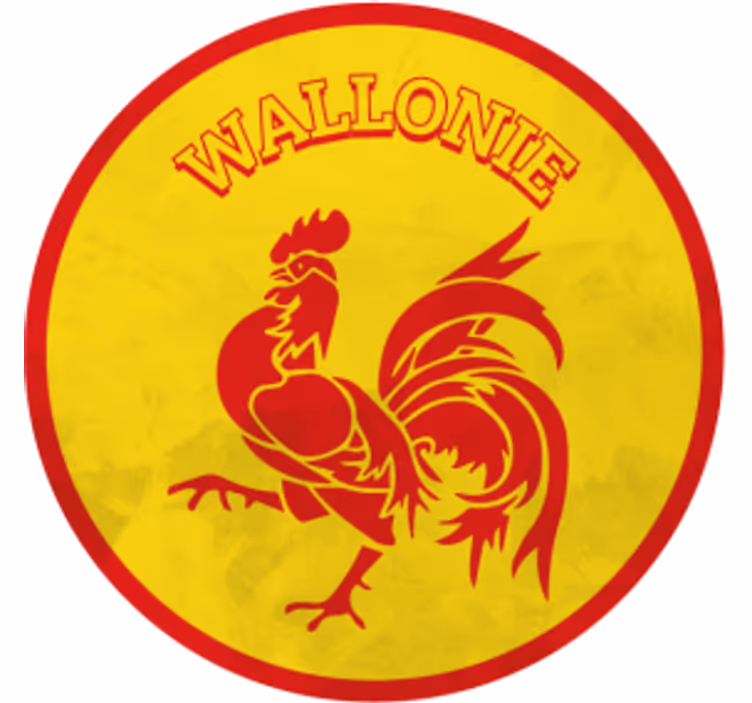Dessous de verre Région Wallonne - TenStickers