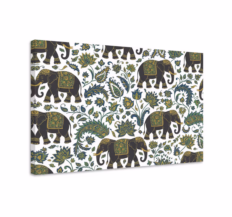 Tableau éléphants motif éléphant réaliste - TenStickers