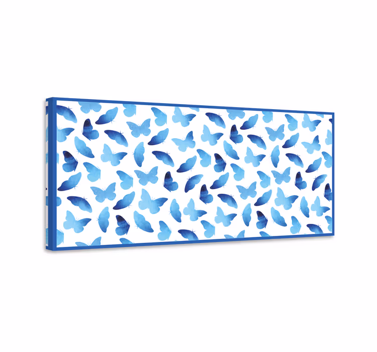 Tableau papillons peint en couleurs vives - TenStickers
