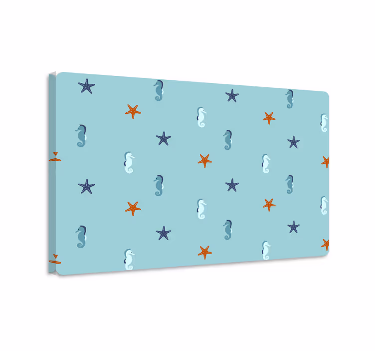 Tableau poissons style marin ordinateur portable - TenStickers
