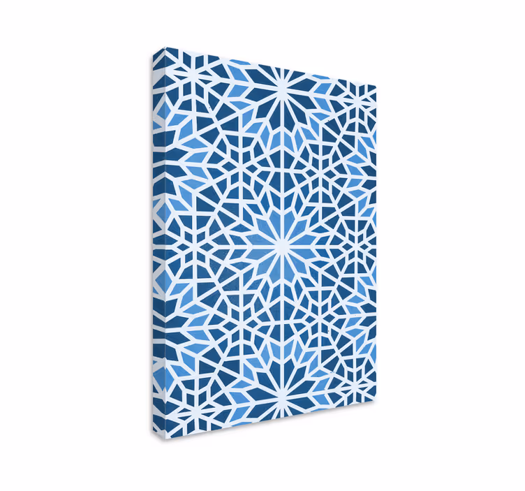 Tableau formes géométriques étoile géométrique - TenStickers