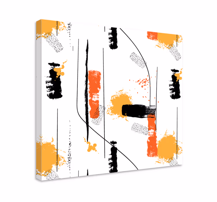 Tableau abstrait expressionnisme non figuratif - TenStickers