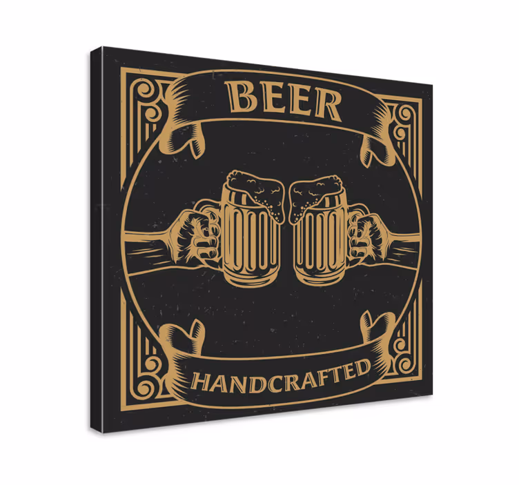 Tableau Bars à bière rustiques - TenStickers
