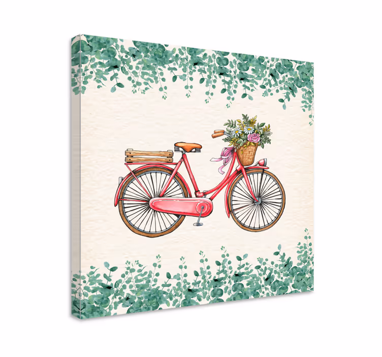 Tableau Vélo vintage rustique - TenStickers