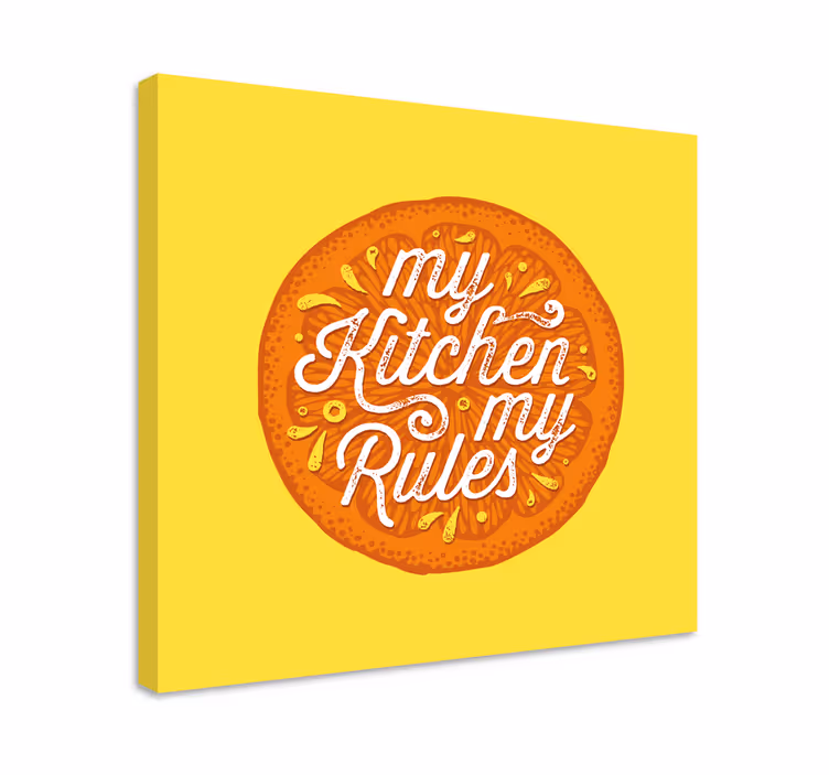 Tableau citation règles de cuisine - TenStickers