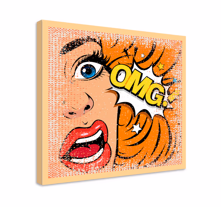 Tableau vintage icône de réaction émotionnelle - TenStickers
