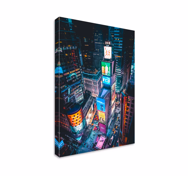 Tableau Time square new york - TenStickers