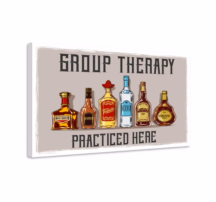 Tableau bar bouteilles de spiritueux - TenStickers