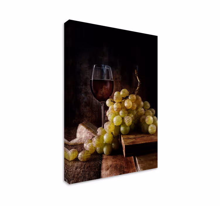 Tableau fruits grappes de raisins élégantes - TenStickers