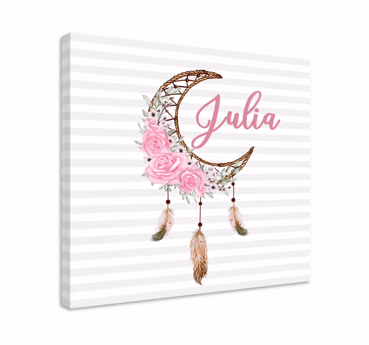 Tableau fleurs et plantes arrangement de fleurs de lune - TenStickers