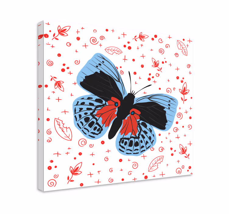Tableau papillons design lumineux et coloré - TenStickers