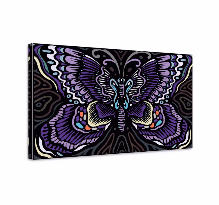 Tableau papillons design complexe et raffiné - TenStickers