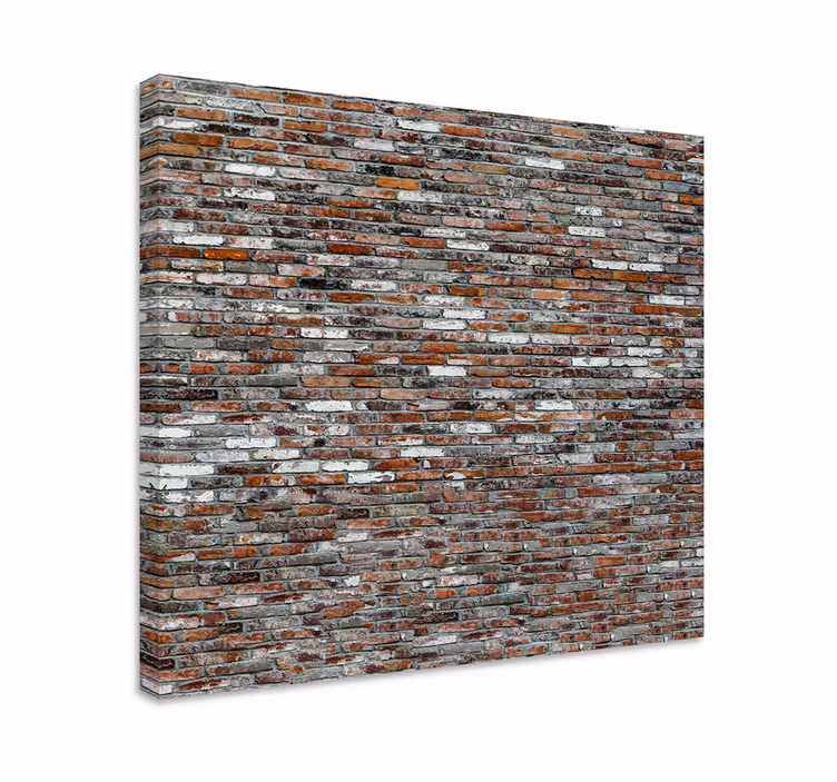 Tableau ornemental surface en briques rustiques - TenStickers