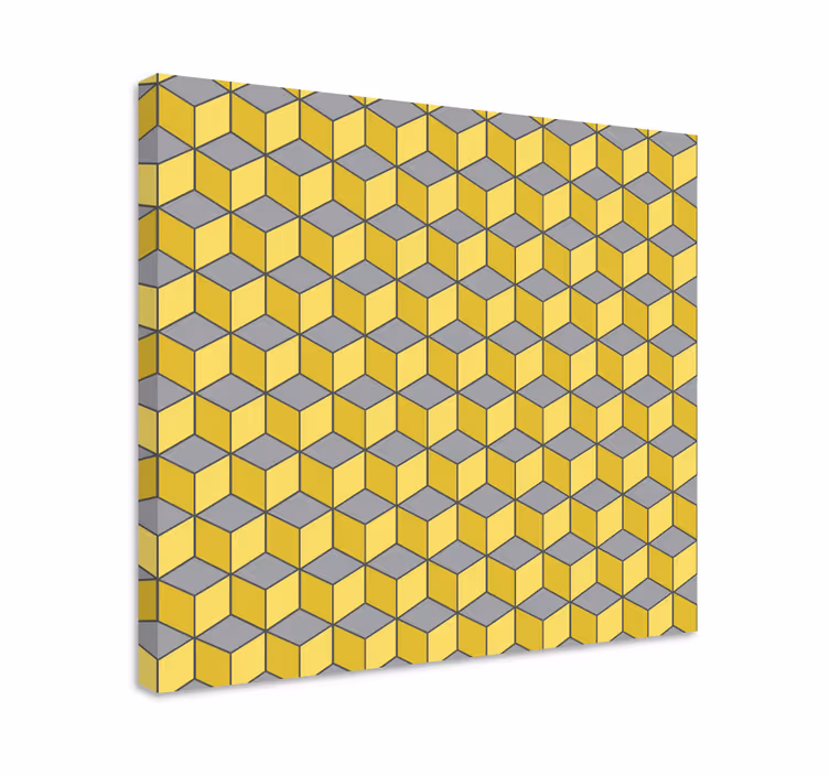 Tableau 3d Pantone sqaures - TenStickers