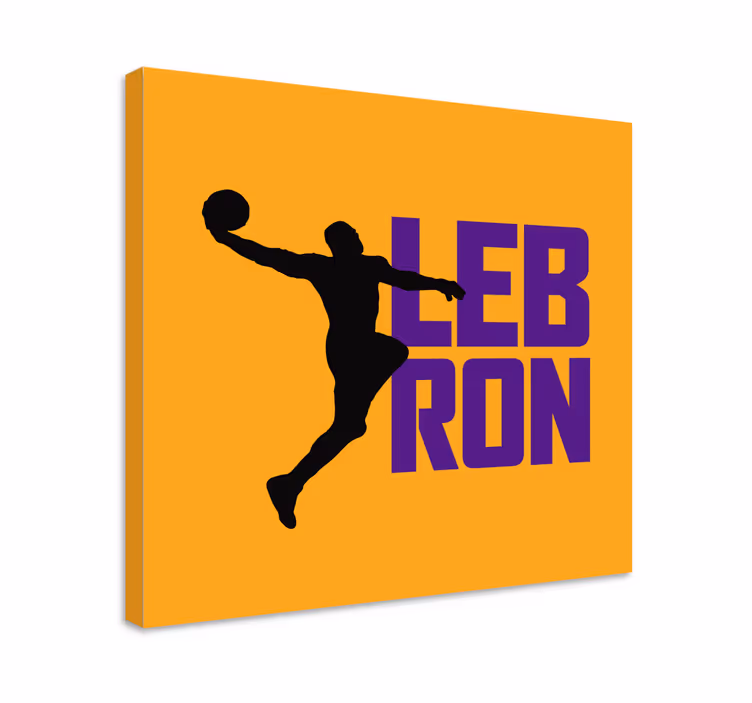 Tableau sports joueur de basket dynamique - TenStickers