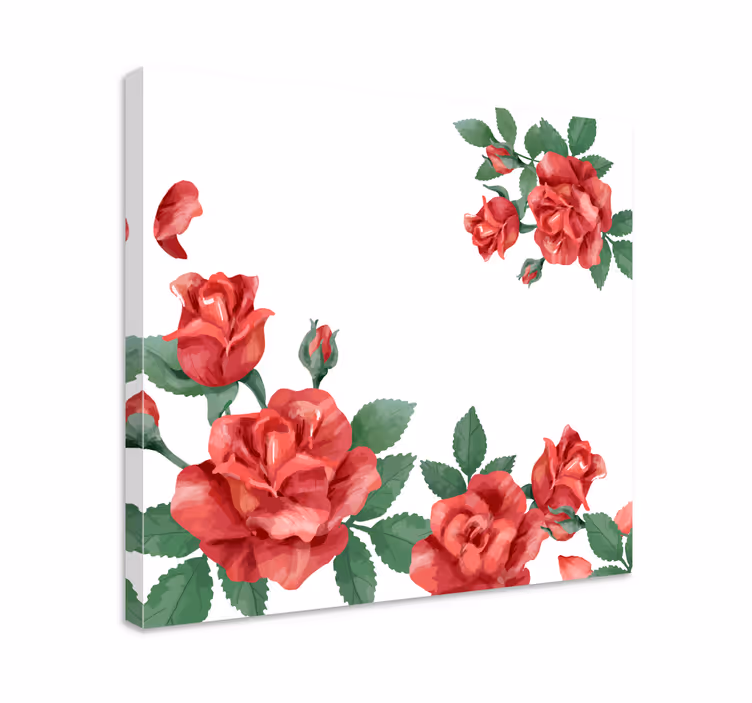 Tableau fleurs et plantes roses en fleurs - TenStickers