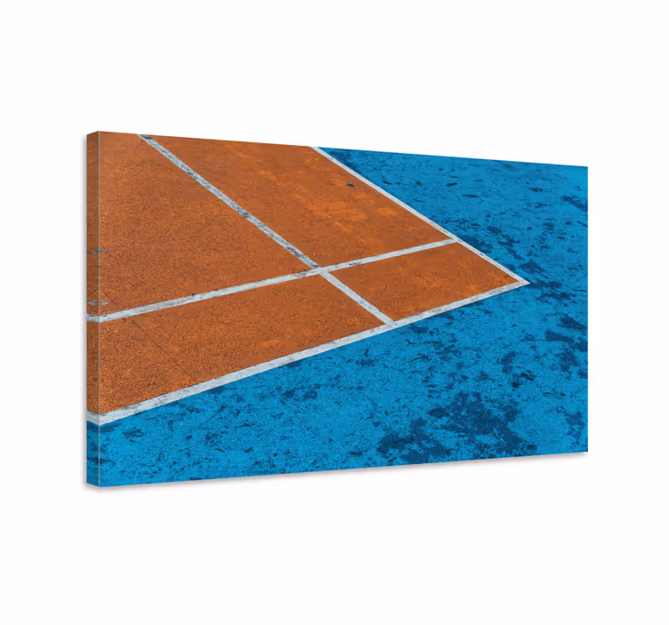 Tableau sports lignes de court de tennis - TenStickers