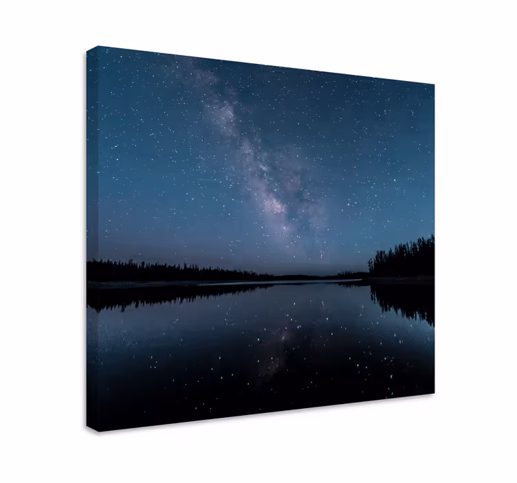 Tableau paysages reflet de la nuit Étoilée - TenStickers