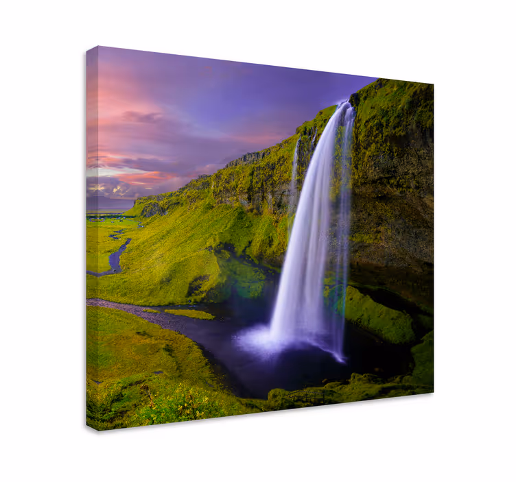 Tableau paysages vue majestueuse de cascade - TenStickers