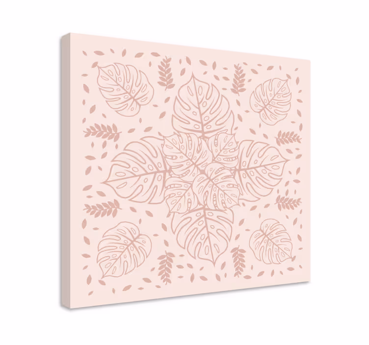 Tableau plantes motif botanique de monstera - TenStickers