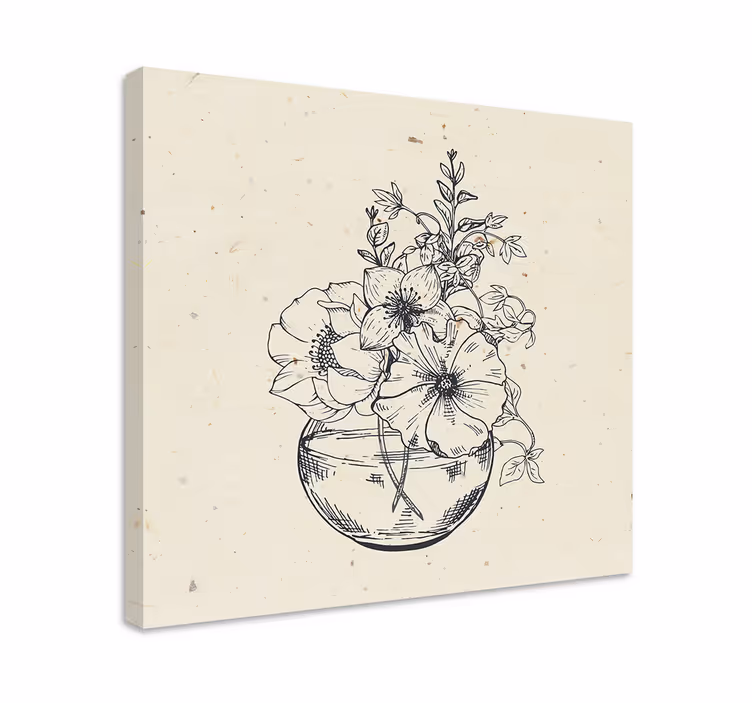 Tableau fleurs et plantes arrangement de fleurs - TenStickers