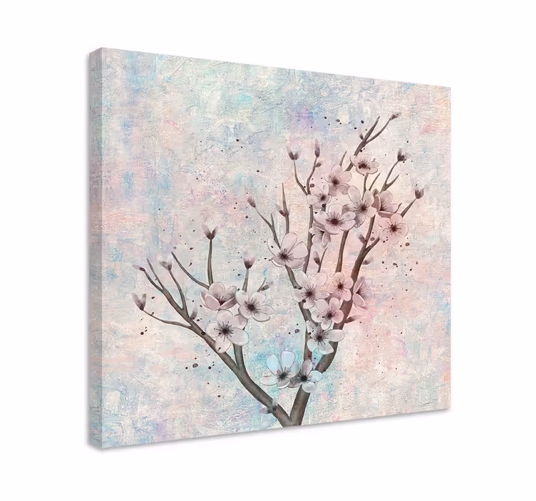 Tableau fleurs et plantes branche de cerisier - TenStickers