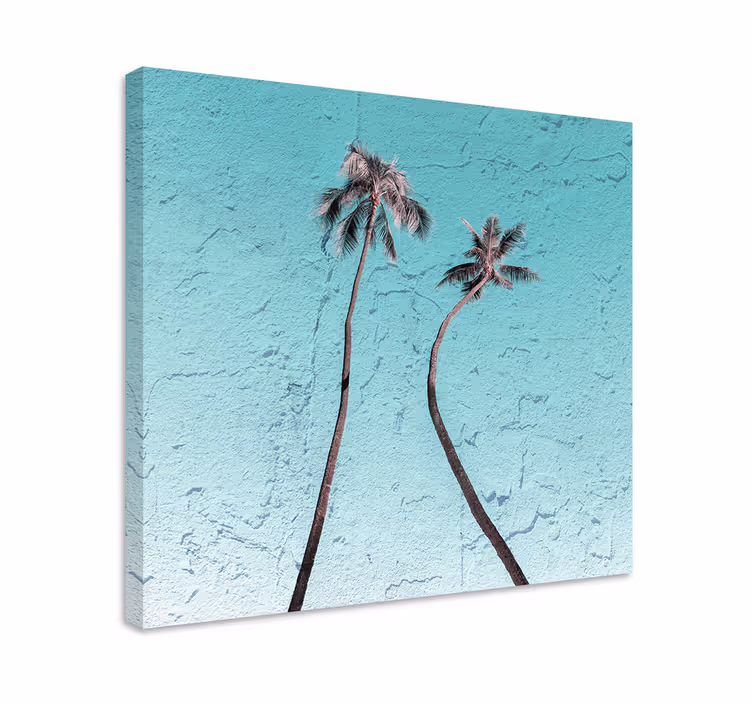 Tableau fleurs et plantes arbres palmiers élégants - TenStickers