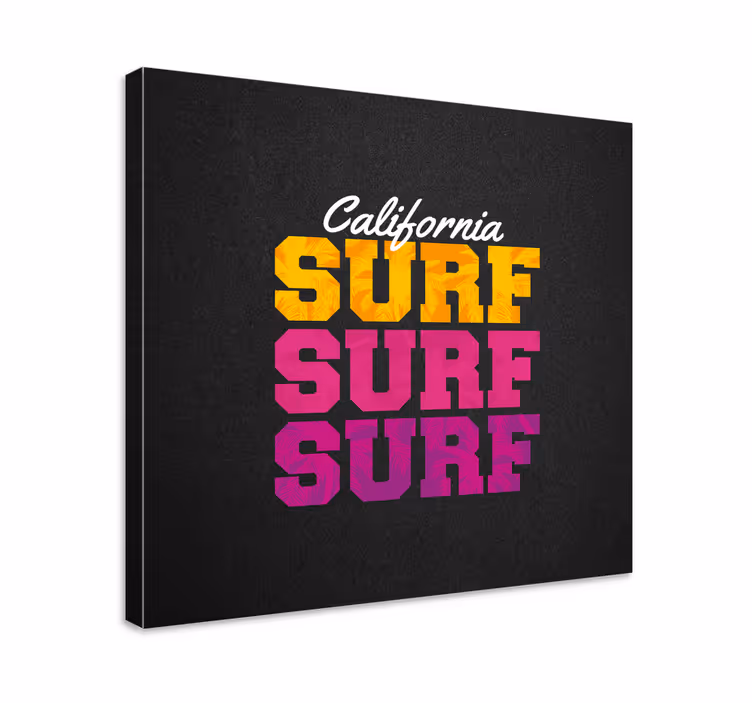 Tableau sports style surf californien - TenStickers