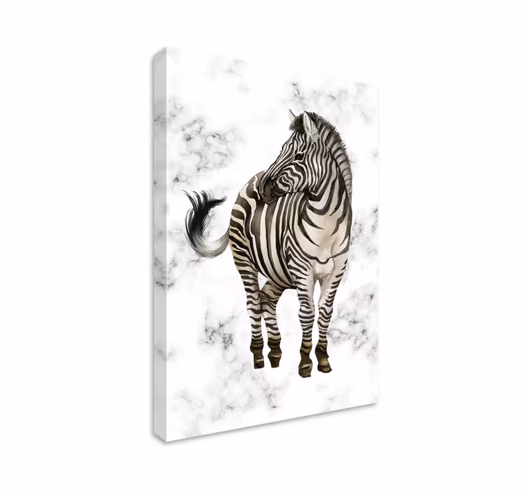 Tableau animaux Élégance de zèbre - TenStickers
