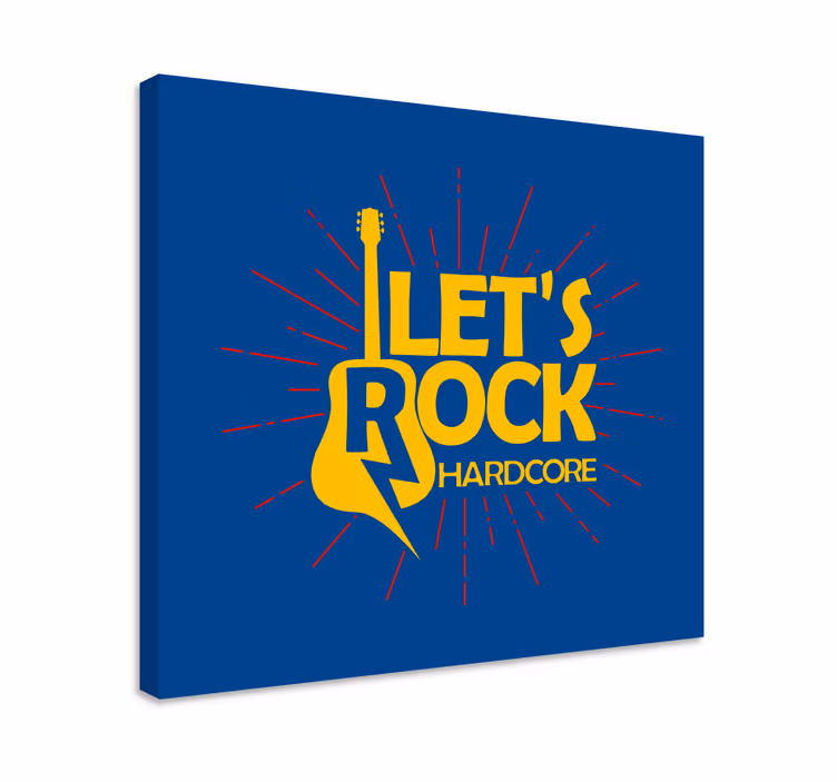 Tableau musique design inspiré de la guitare - TenStickers