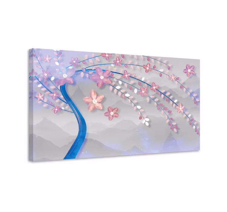 Tableau fleurs et plantes branche de fleurs de cerisier - TenStickers