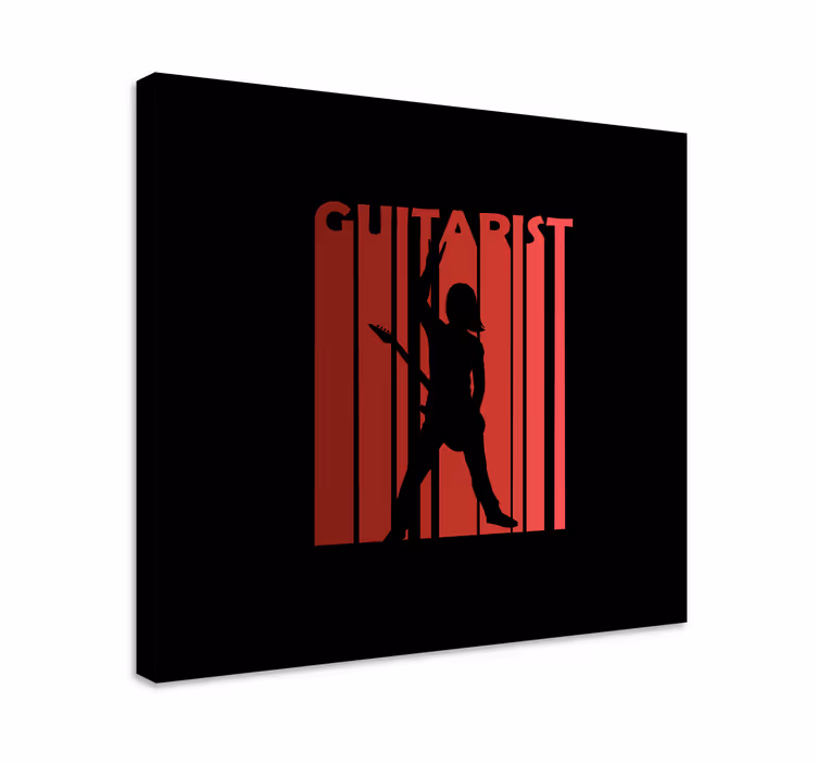 Tableau musique artiste en silhouette - TenStickers
